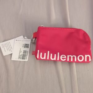 Brand New With Tags Lululemon Athletica Vibrant Pink Pouch